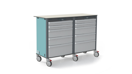 Plan de travail à tiroirs jointifs (MOD'ALLI)