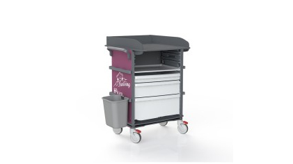 Chariot sécurisé à tiroirs jointifs - MM3 (MOD'ALLI)