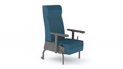 Métal - Inclinable - Accoudoirs réglables - FAR (FA751)