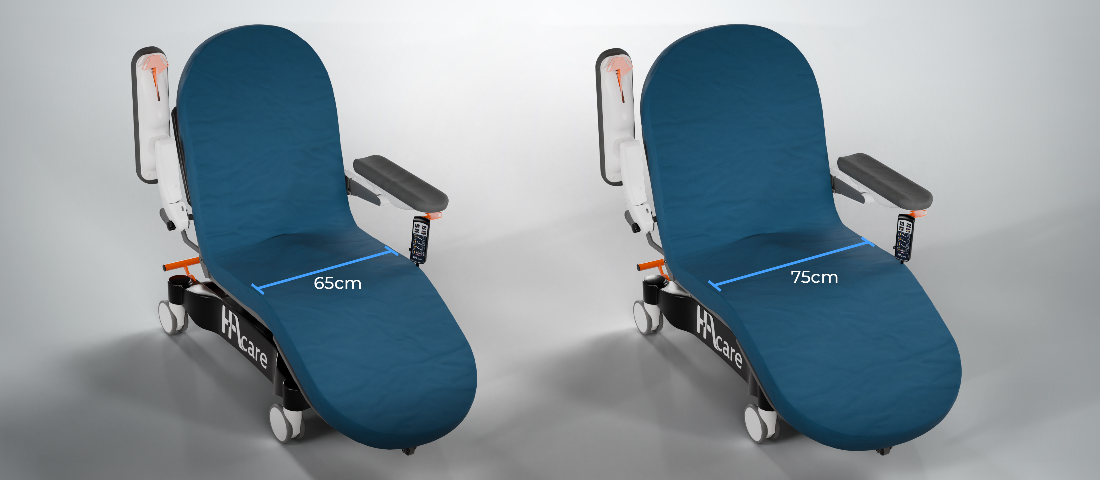 Deux largeurs pour s'adapter à chaque morphologie