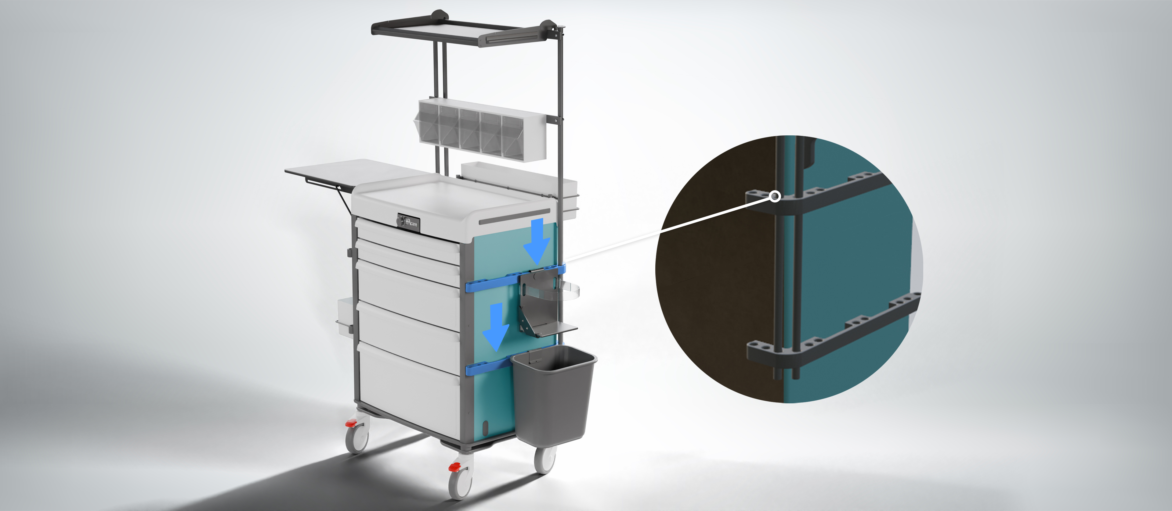 Rail porte-accessoires