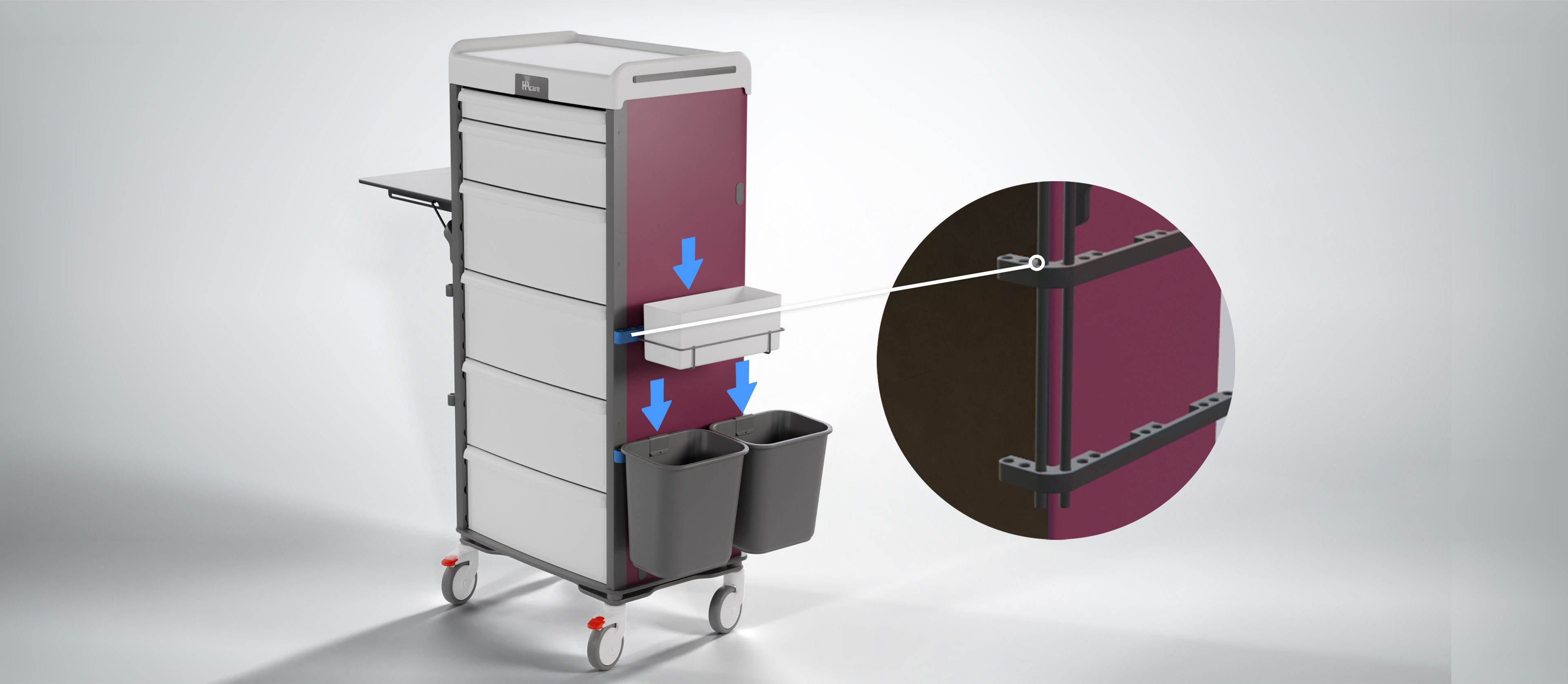 Rail porte-accessoires