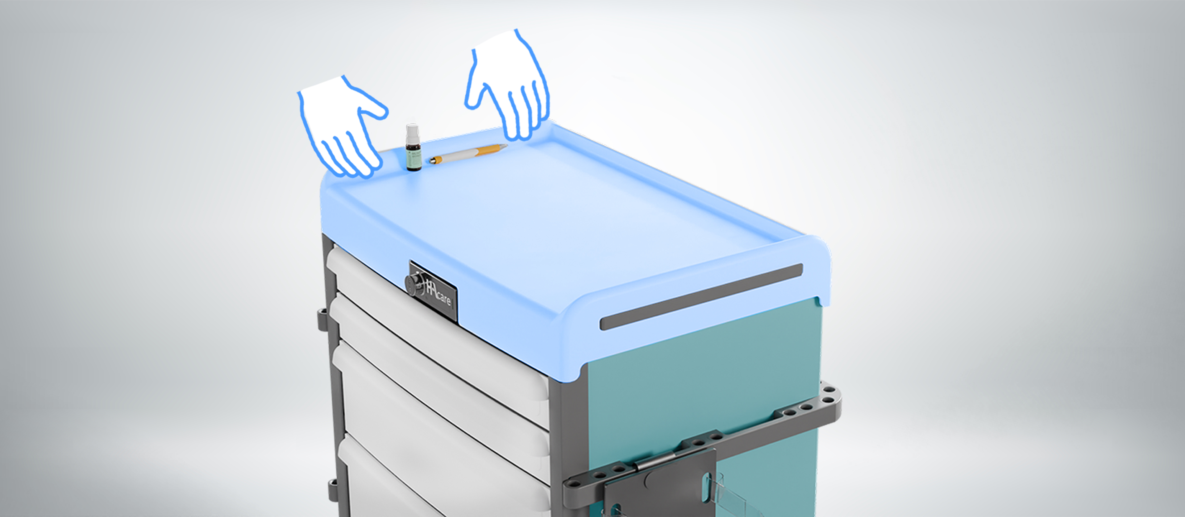 Plateau sécurisé pour une préparation fiable