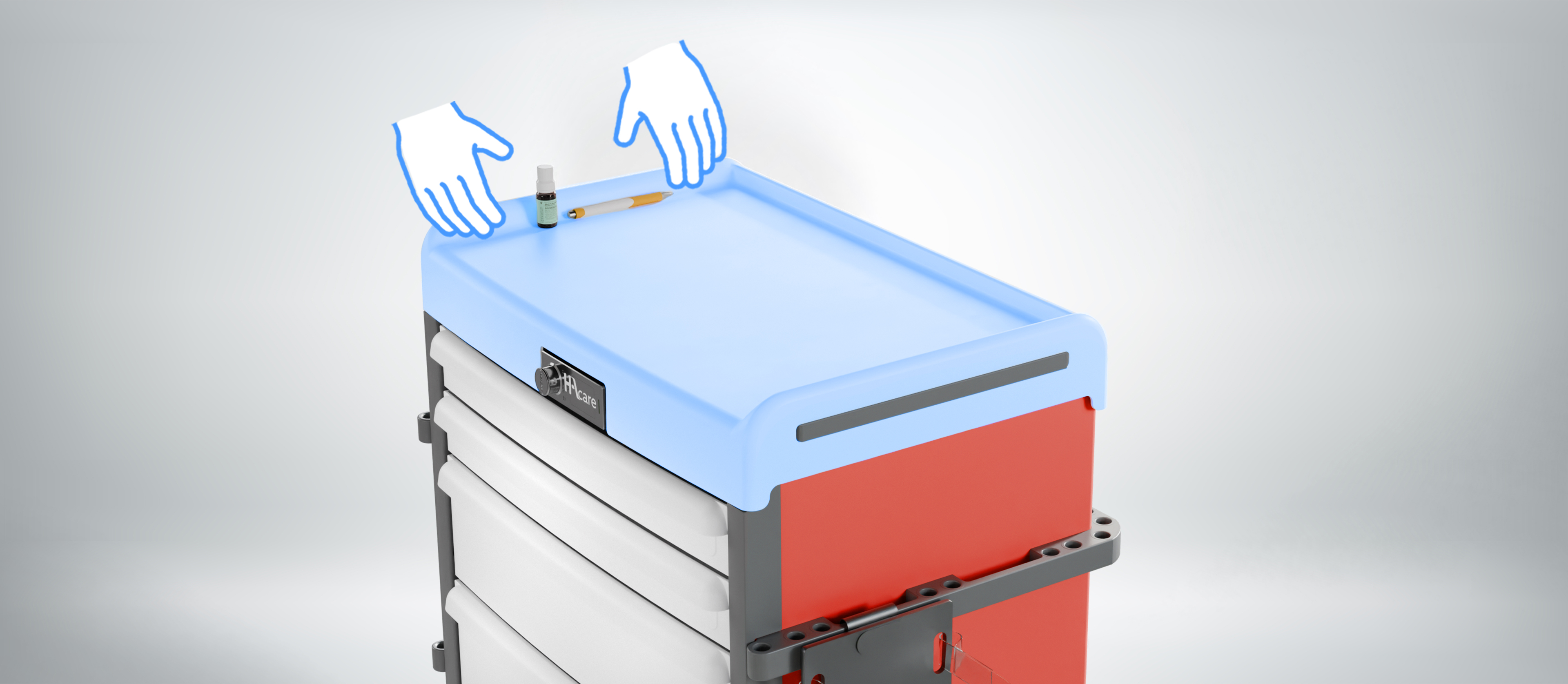 Plateau sécurisé pour une préparation fiable