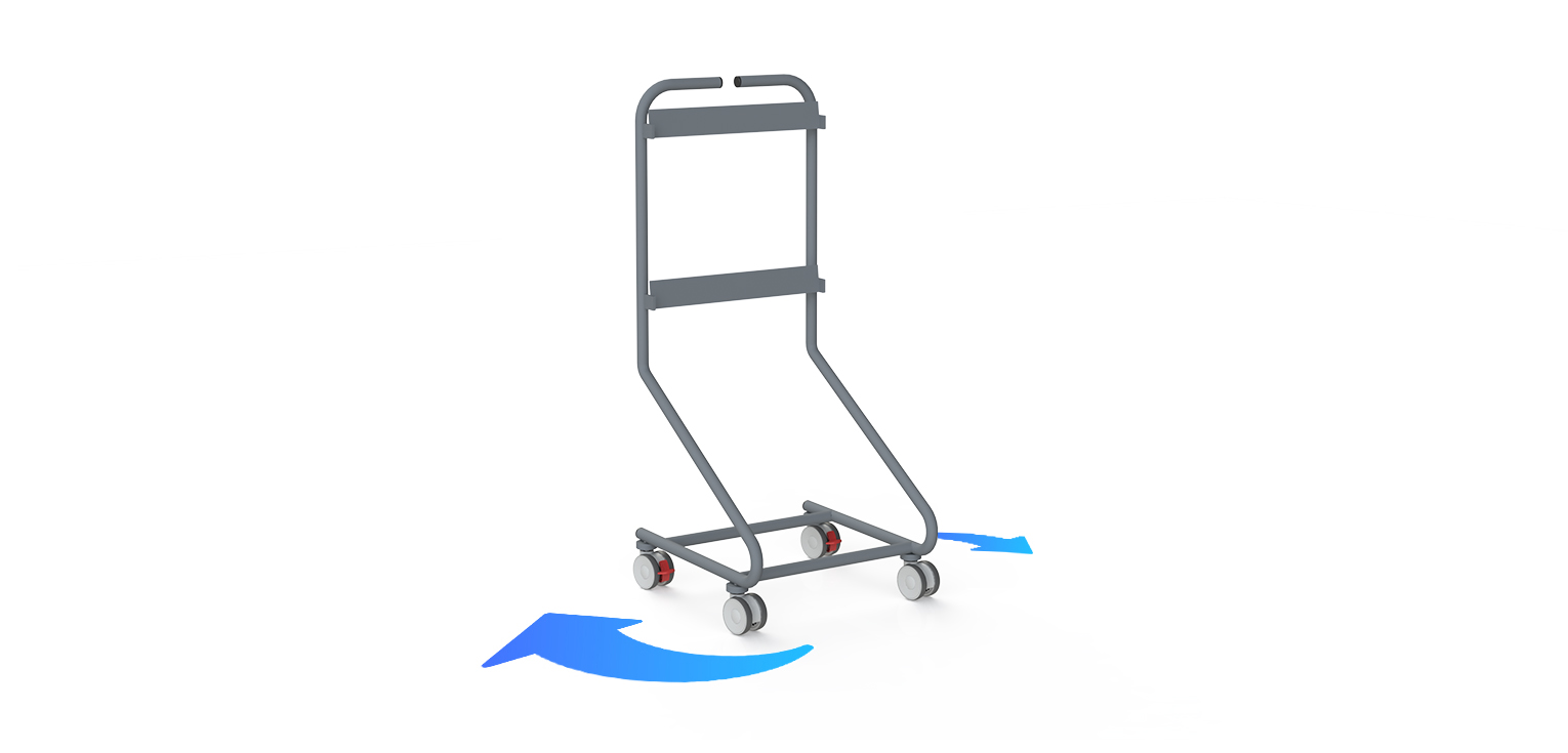 Le chariot mobile 2 rails