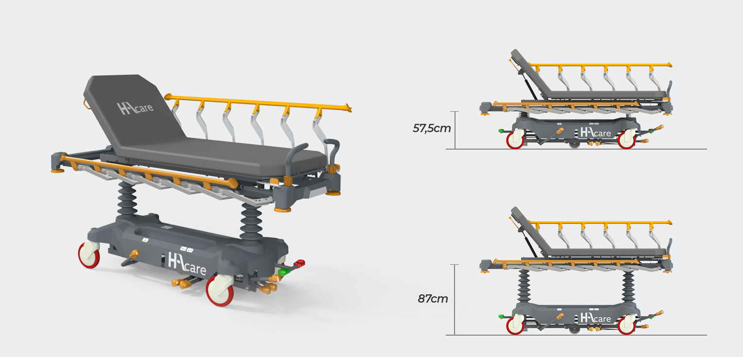 Hauteur variable sur colonnes hydrauliques