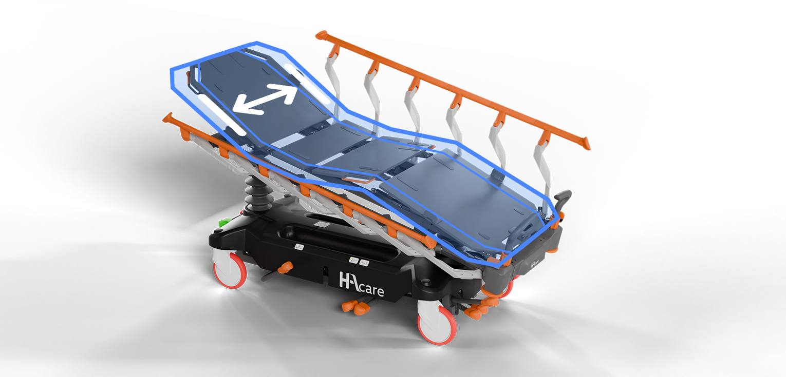 Un brancard pour toutes les morphologies