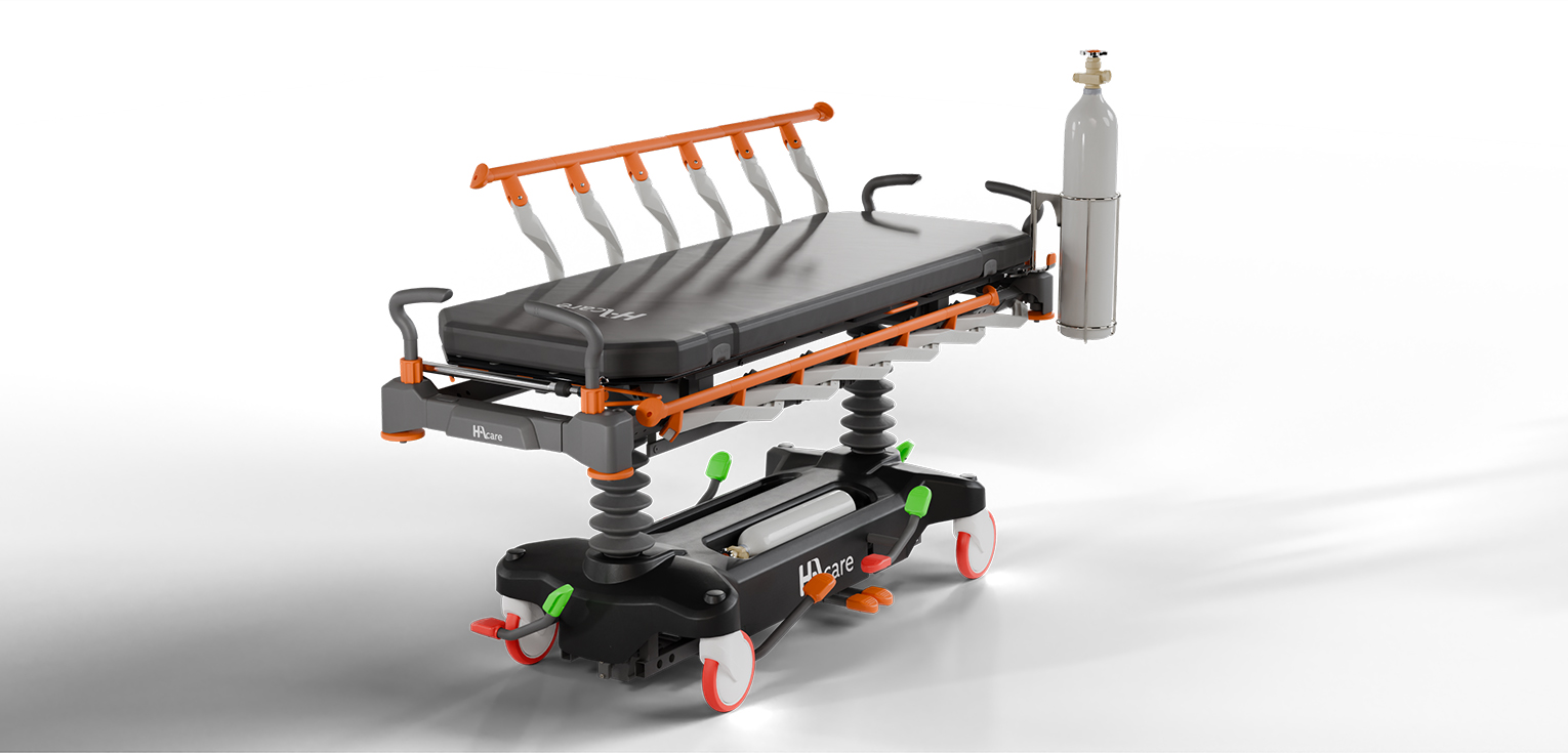 Espace de stockage pour porte bouteille oxygène