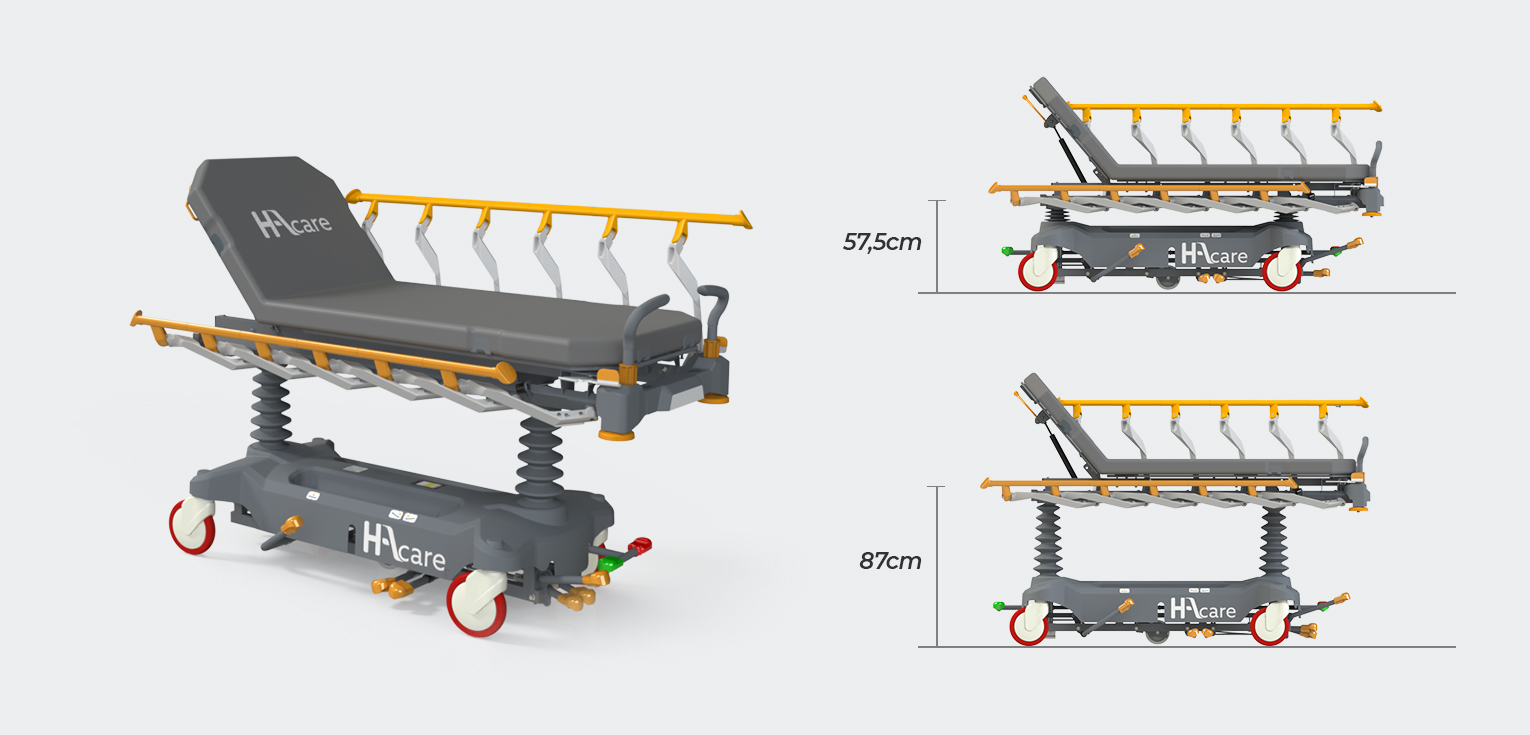 Hauteur variable sur colonnes hydrauliques