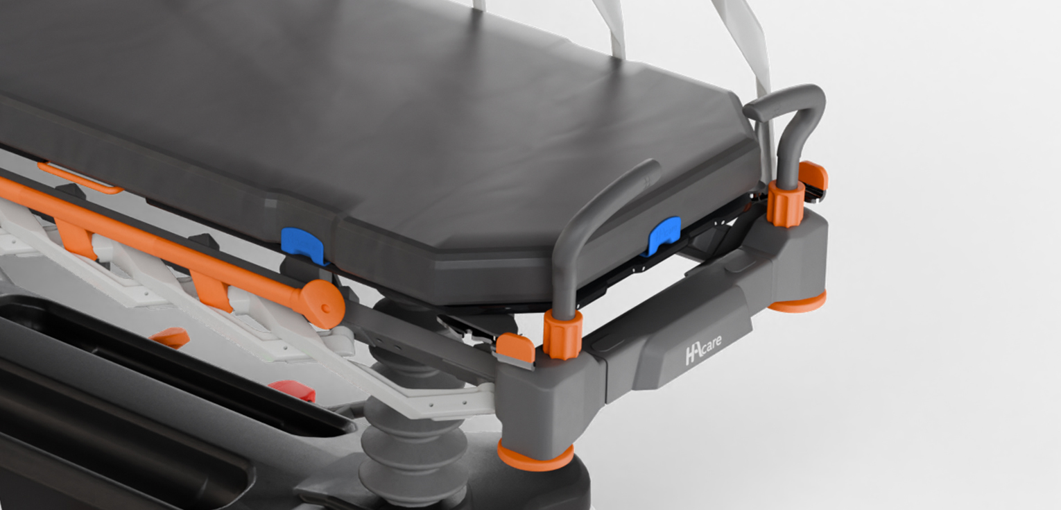 Les poignées cale-matelas stabilisent la surface de couchage