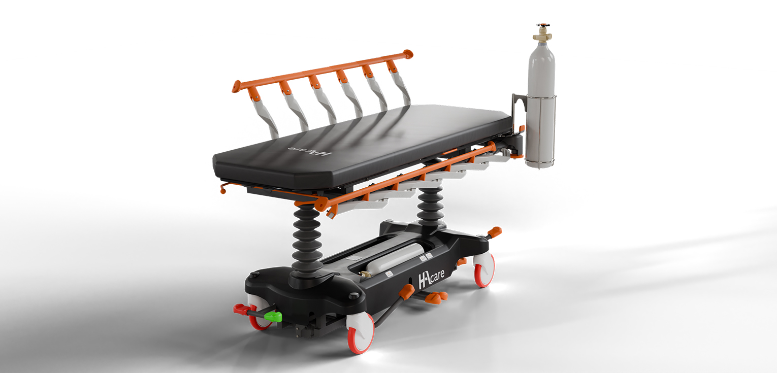 Espace de stockage pour porte bouteille oxygène