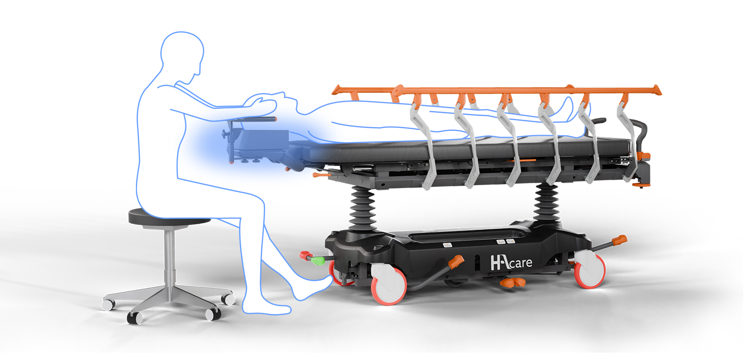 Dégagement total à 360° pour intervenir plus facilement