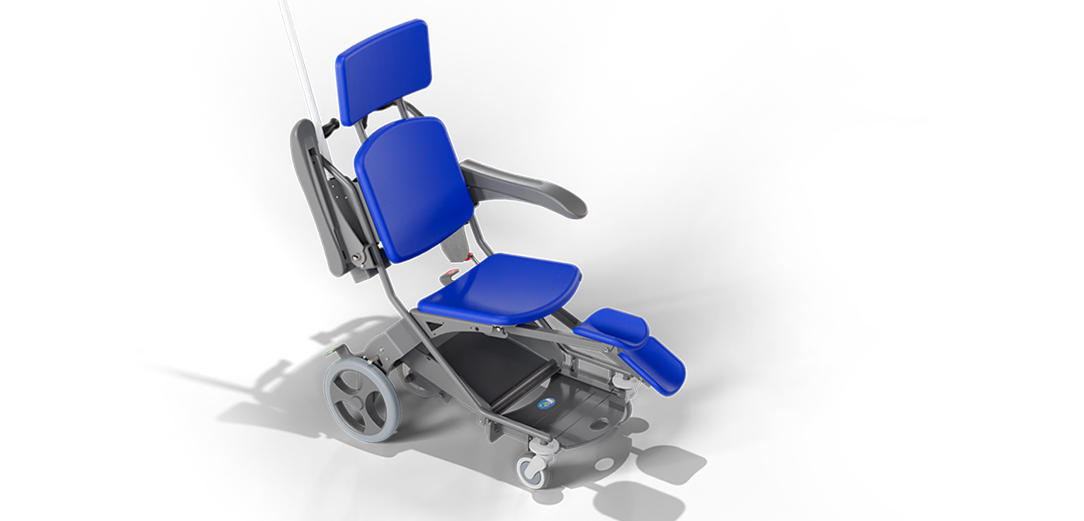 Un Repose-jambes pour personne à mobilité réduite