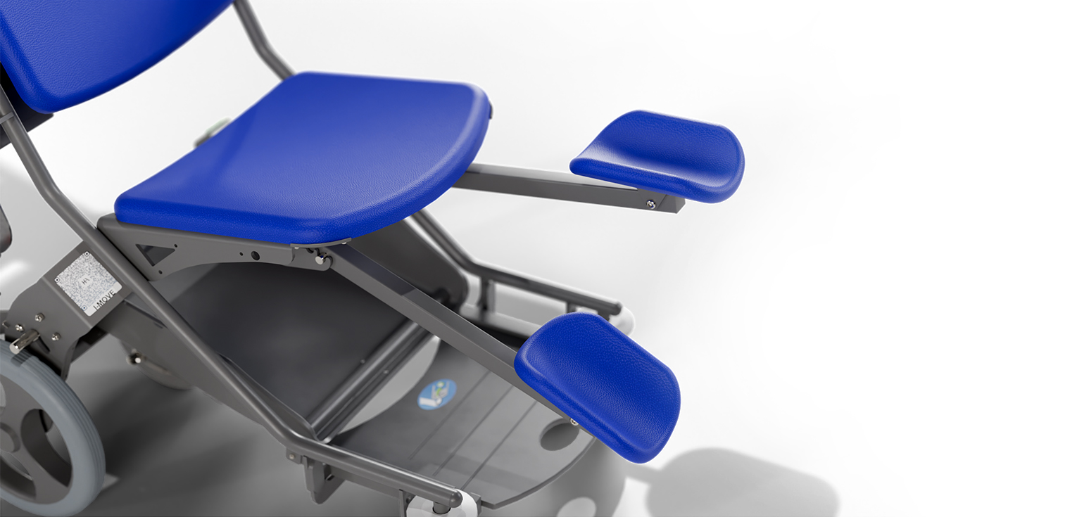 Un Repose-jambes pour personne à mobilité réduite