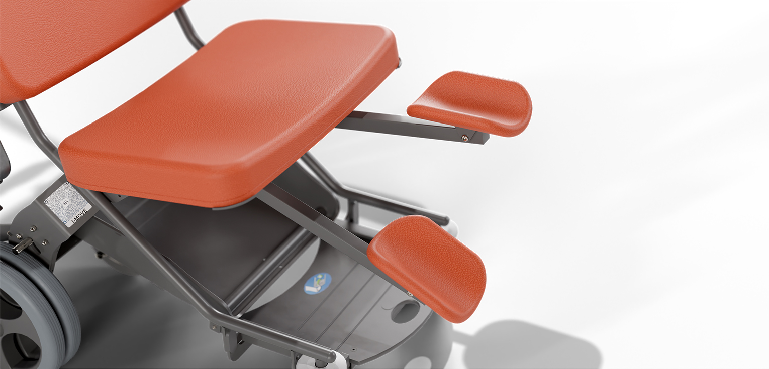 Un Repose-jambes pour personne à mobilité réduite