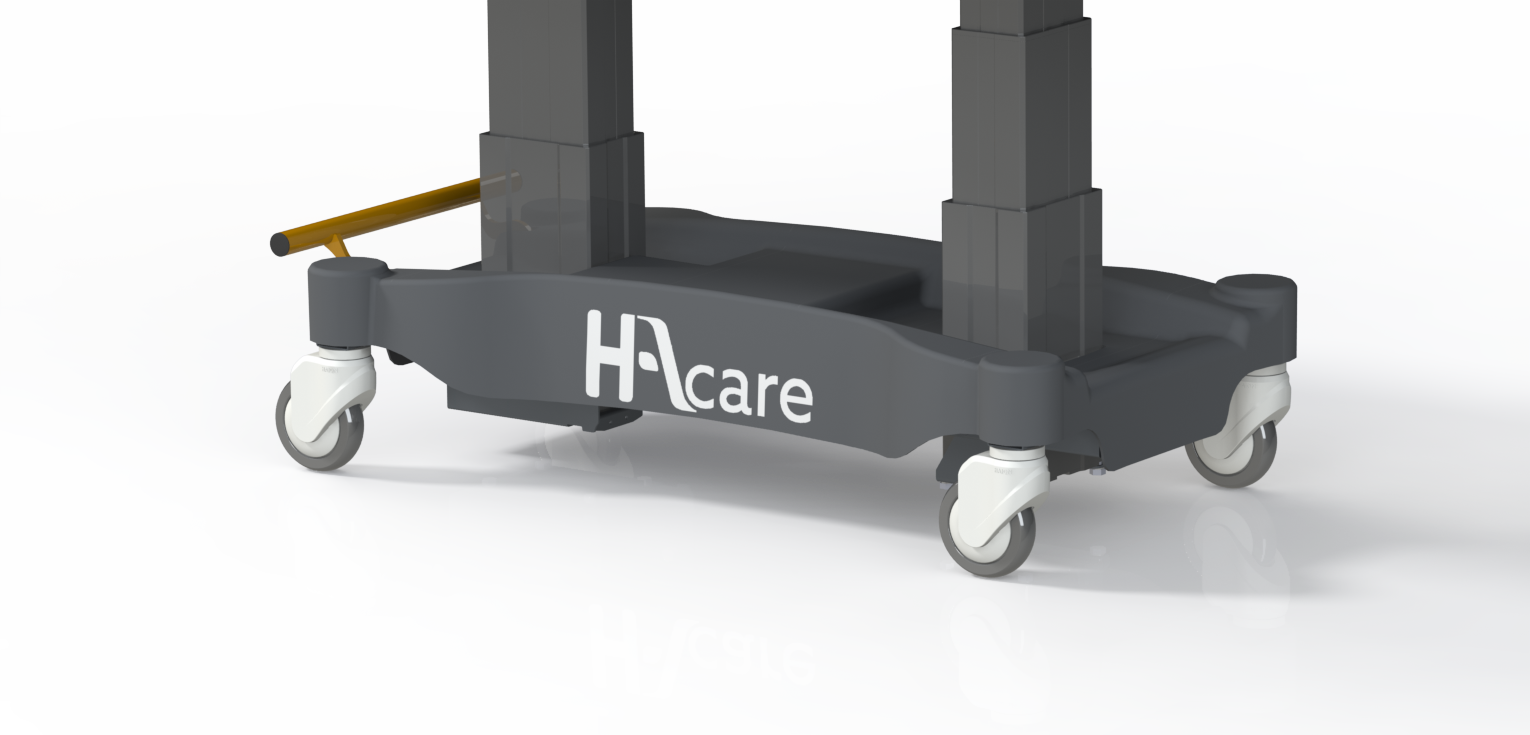 Mobilité fluide et stabilité assurée : des roues 125 mm à freinage centralisé&nbsp;