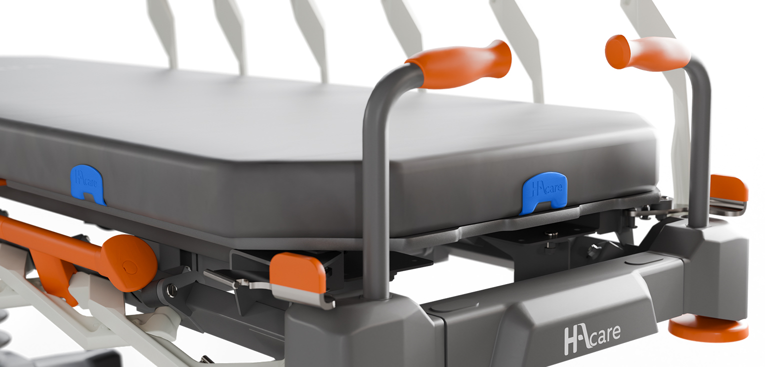 Les poignées cale-matelas stabilisent la surface de couchage