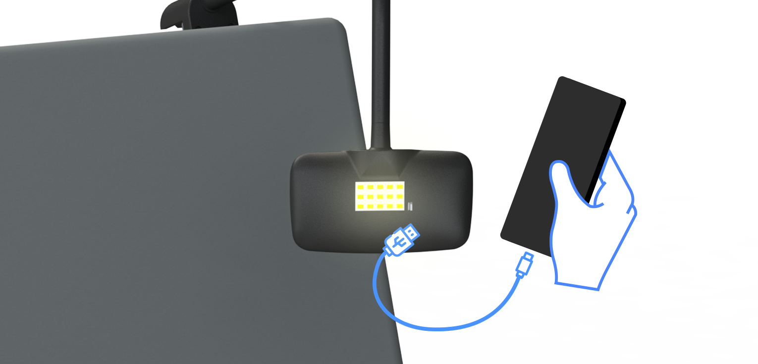 Lumière LED et port USB intégrés pour le confort du patient