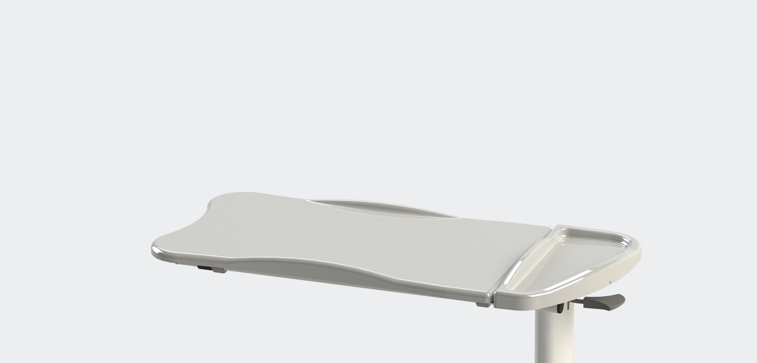 Plateau principal fixe en ABS et plateau latéral fixe en ABS 