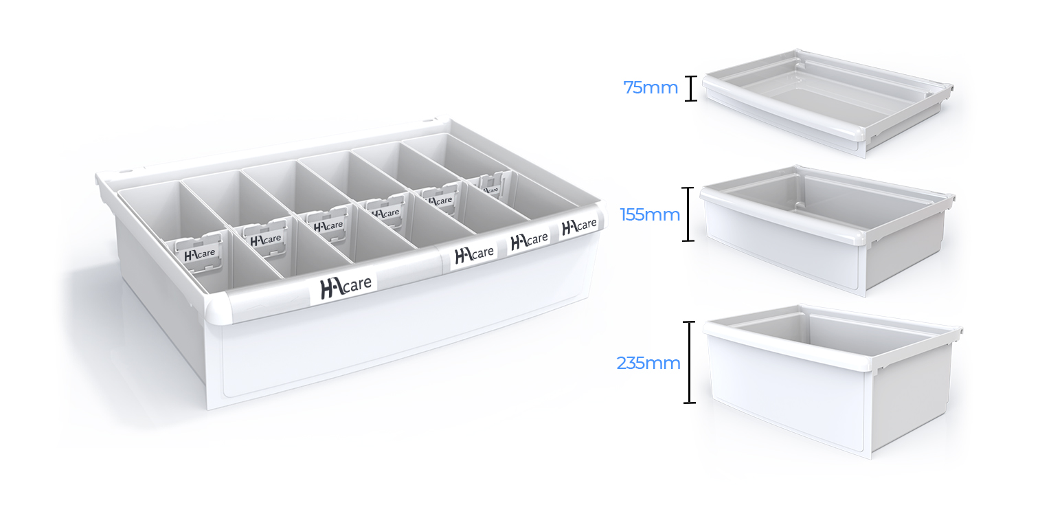 Des tiroirs ergonomiques