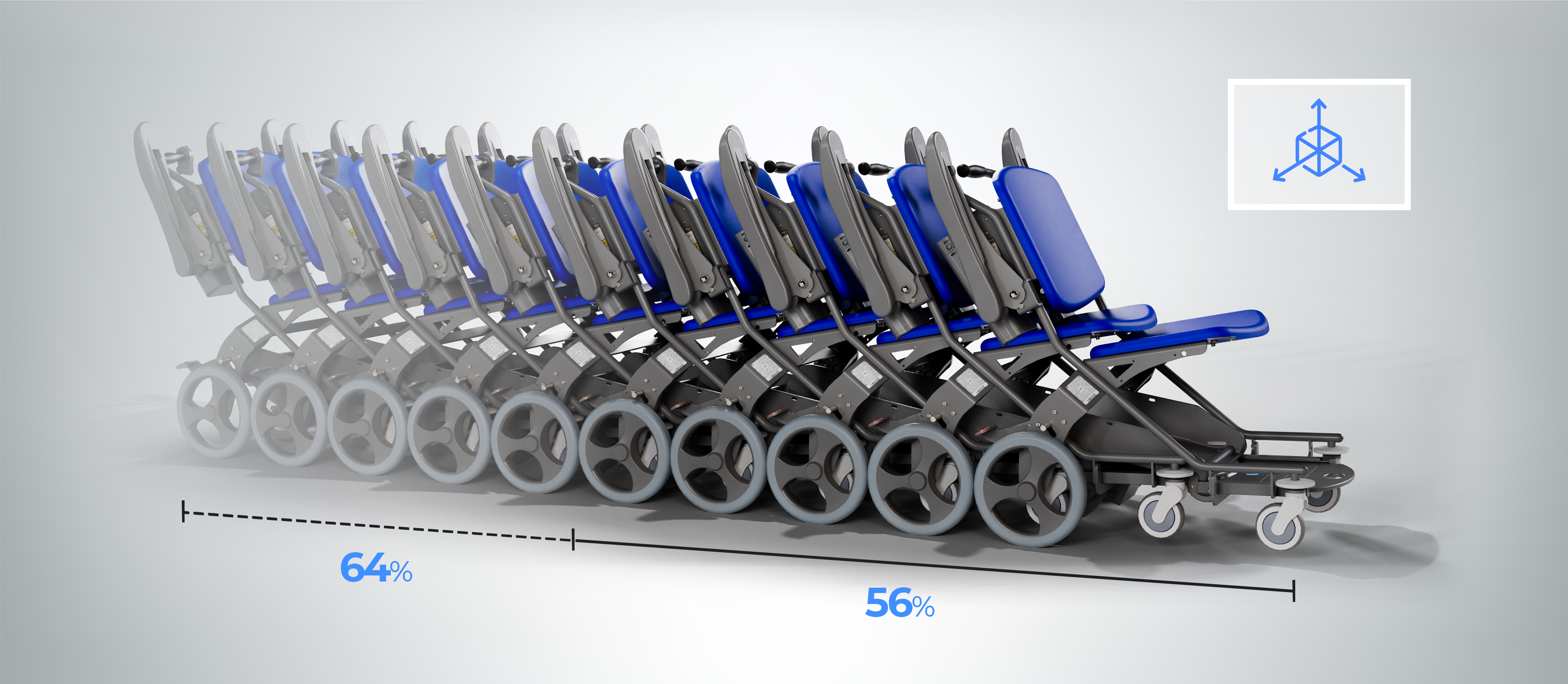 Chaises encastrables pour optimiser l'espace