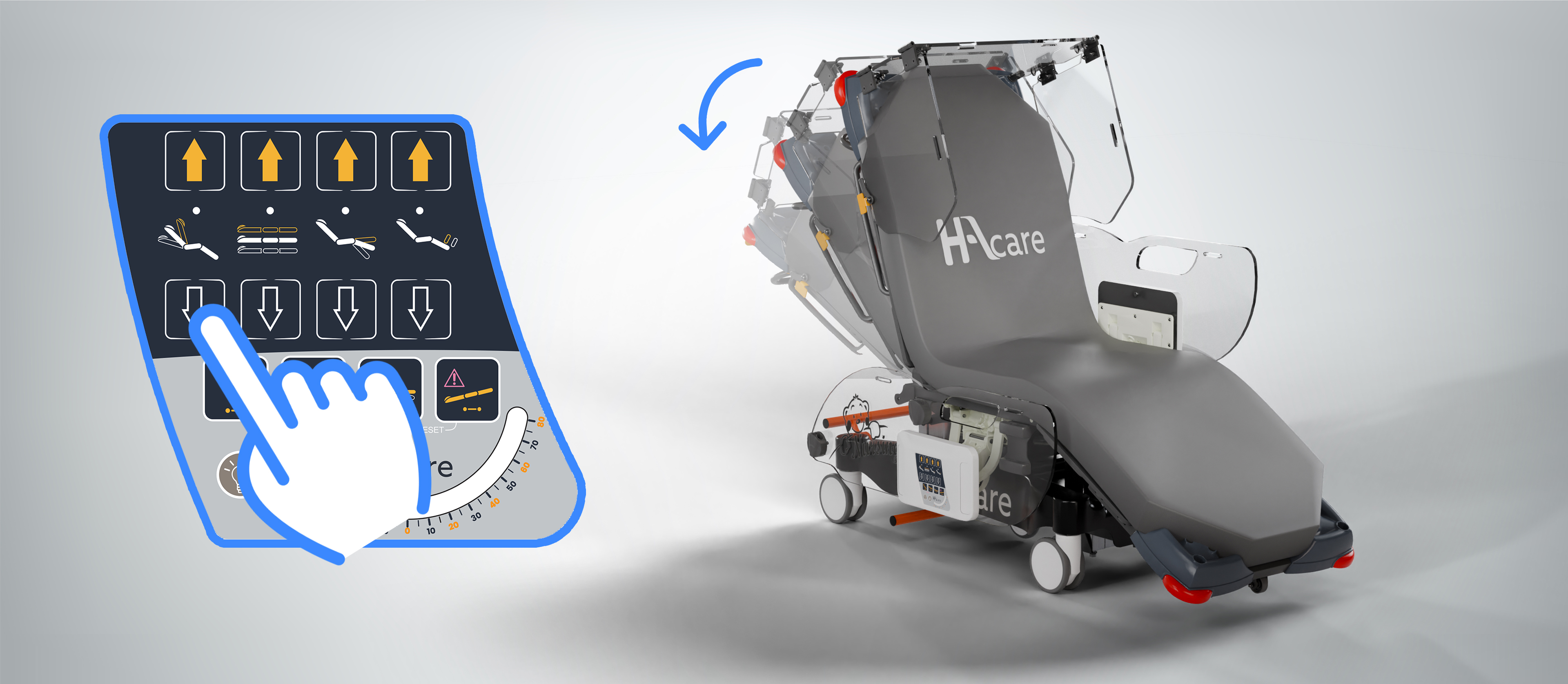 Barrières KIDS+ avec commandes intégrées