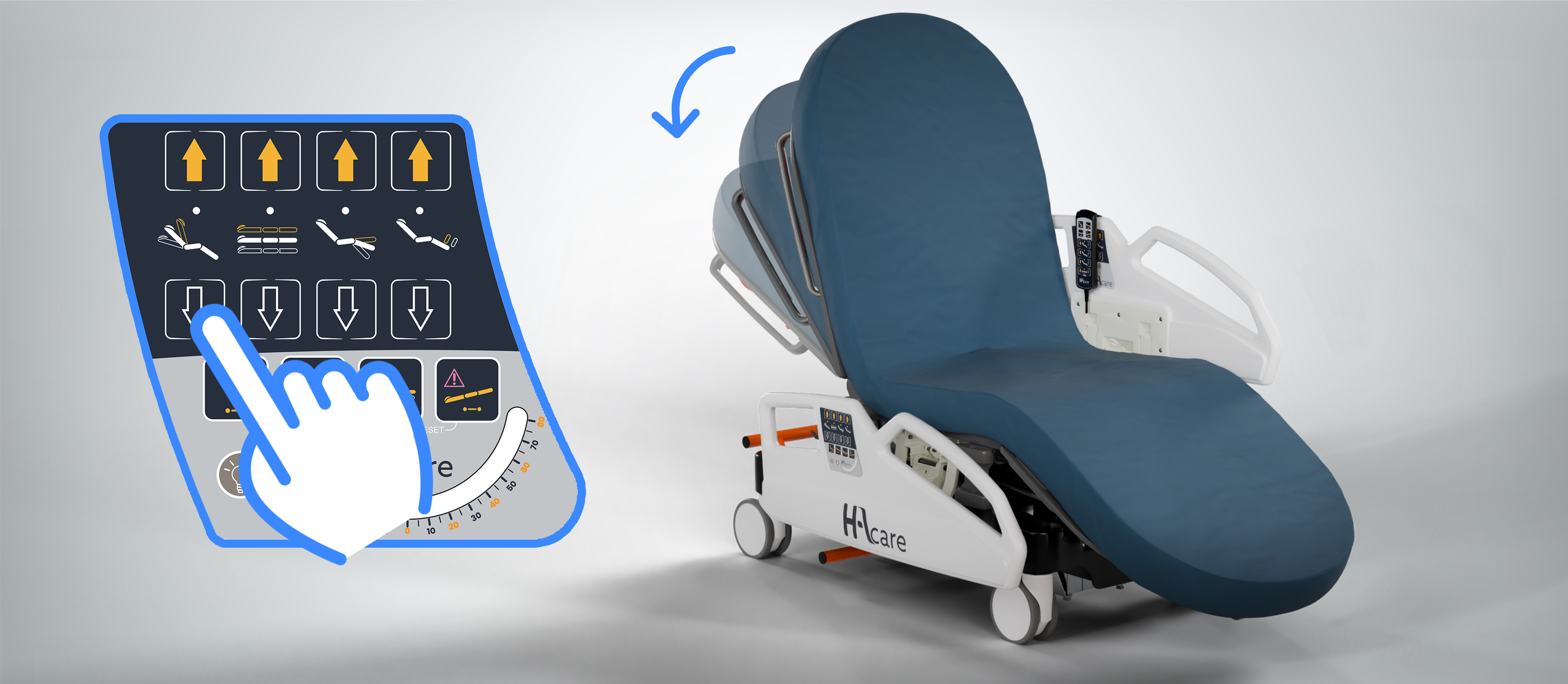 Barrières TECH+ avec commandes intégrées