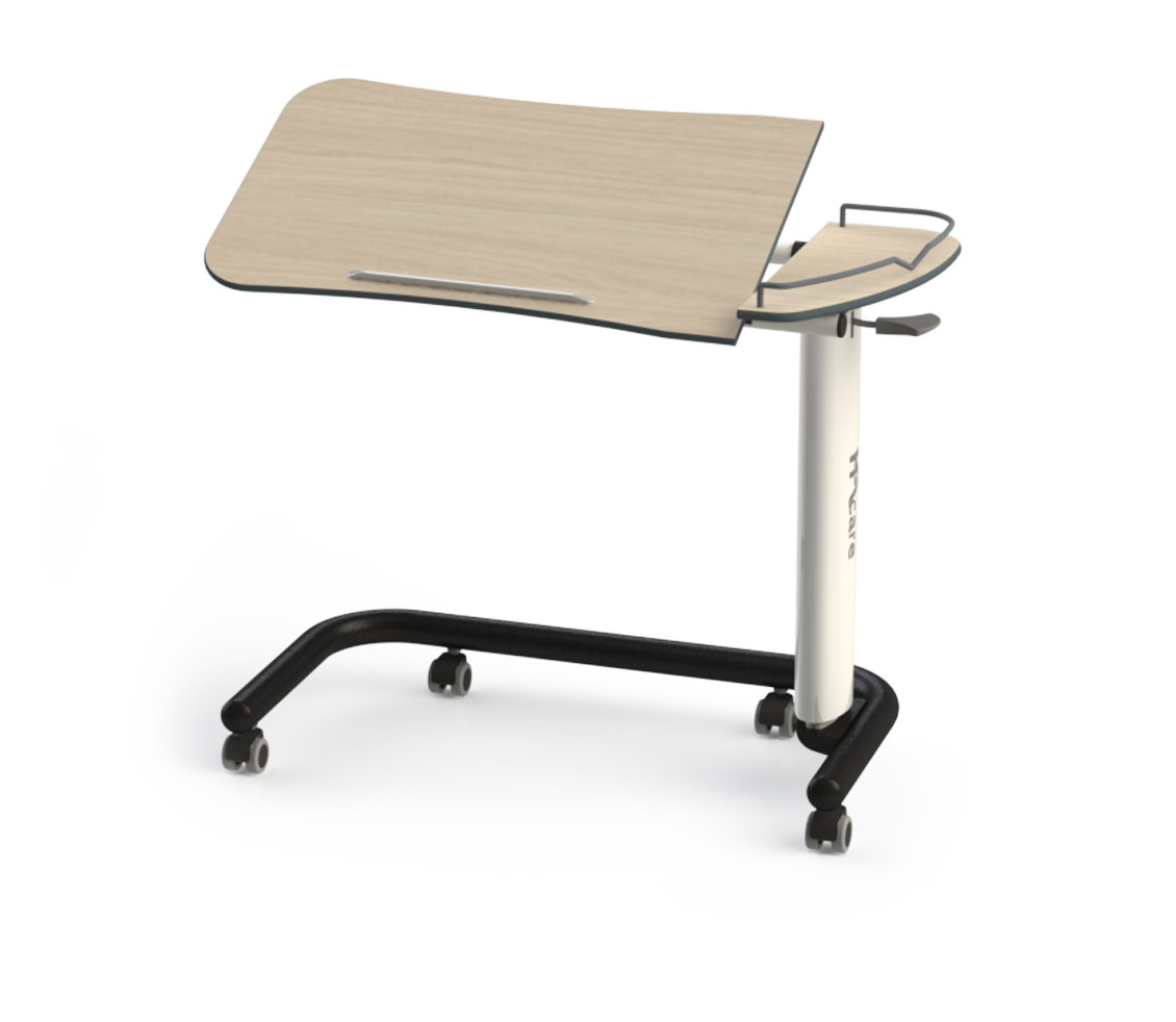 Table à manger à hauteur variable assistée par vérin à gaz